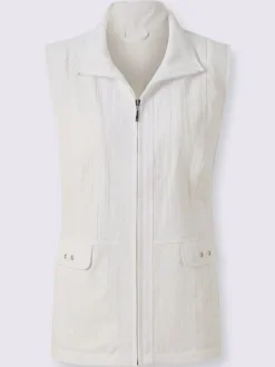 Gilet poche intérieure à bouton