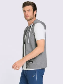Gilet sweat 60% coton