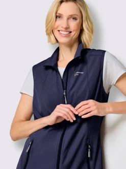 Gilet technique déperlant et coupe-vent