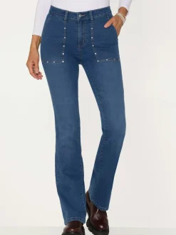 Jean bootcut denim doux