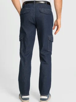 Jean cargo coupe parfaite grâce à l'élasthanne