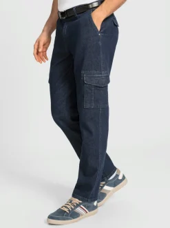 Jean cargo coupe parfaite grâce à l'élasthanne