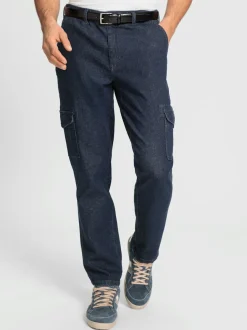 Jean cargo coupe parfaite grâce à l'élasthanne