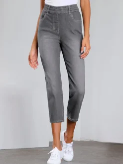Jean 7/8 ceinture haute