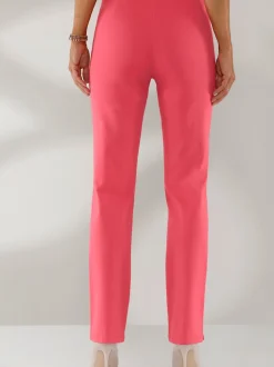 Jean à ceinture élastique chevilles fendues