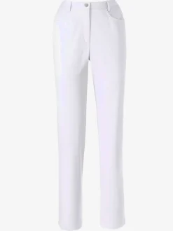 Jean à ceinture élastique chevilles fendues