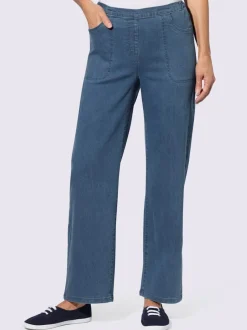 Jean ceinture élastique confortable