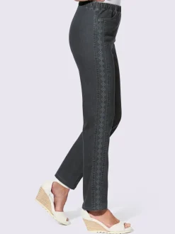 Jean ceinture élastique confortable
