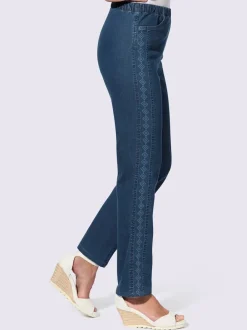 Jean ceinture élastique confortable