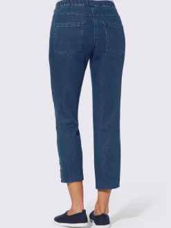 Jean 7/8 ceinture élastique confortable