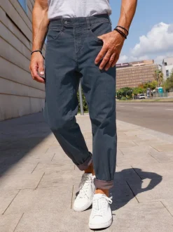 Jean ceinture élastique confortable 4 poches