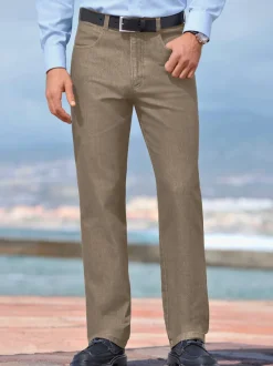 Jean ceinture élastique confortable 4 poches