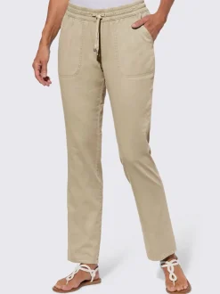 Jean ceinture smockée