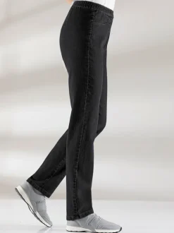 Jean confortable et souple ceinture élastique