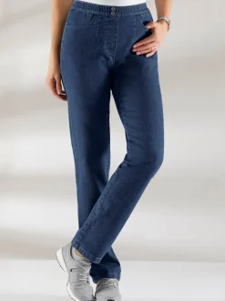 Jean confortable et souple ceinture élastique