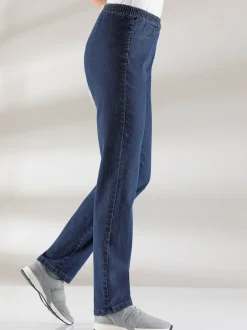 Jean confortable et souple ceinture élastique
