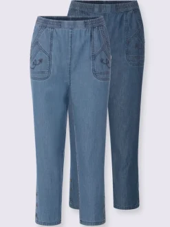 Jean 3/4 100% coton
