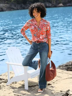 Jean coupe bootcut décontractée
