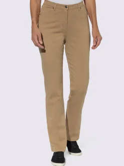 Jean coupe 5 poches ceinture élastique latérale