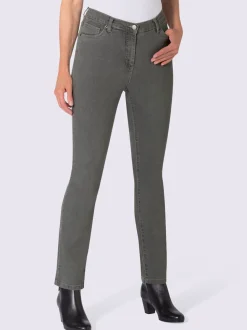 Jean coupe 5 poches ceinture élastique latérale