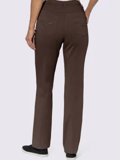Jean coupe 5 poches ceinture élastique latérale