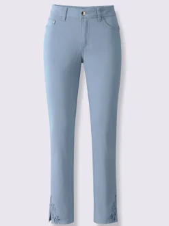 Jean 7/8 coupe 5 poches moderne