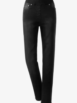 Jean femme confortable avec ceinture élastique
