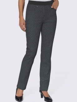Jean femme confortable avec ceinture élastique