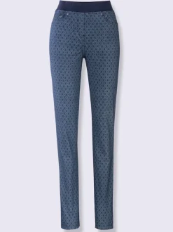 Jean femme confortable avec ceinture élastique