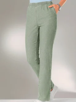 Jean léger qualité coton ceinture élastique