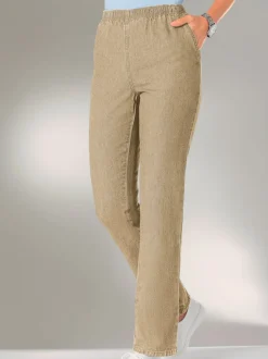Jean léger qualité coton ceinture élastique