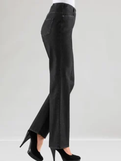 Jean 4 poches ceinture intérieure élastique