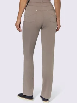 Jean 5 poches ceinture élastique latérale
