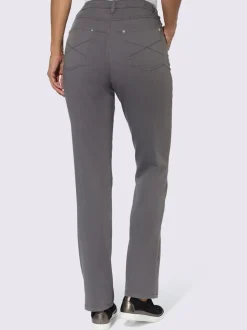 Jean 5 poches ceinture élastique latérale
