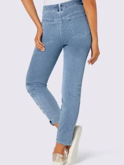 Jean 5 poches mélange de lyocell et de viscose de qualité