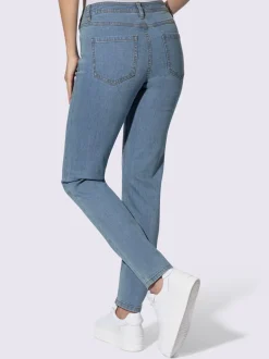 Jean 5 poches qualité coton extensible indéformable
