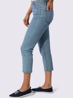 Jean 5 poches qualité coton extensible indéformable