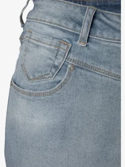 Jean skinny fit patte de boutonnage visible devant