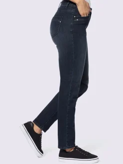 Jean slim en coton et poches