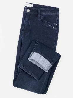 Jean slim en coton et poches