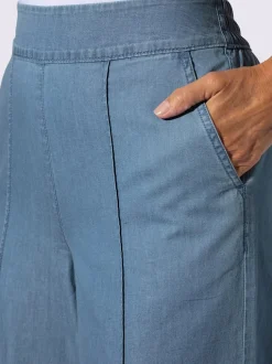 Jean taille haute qualité coton doux sur la peau