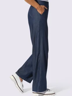 Jean taille haute qualité coton doux sur la peau
