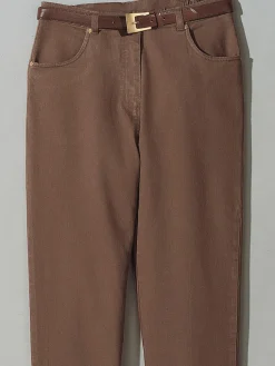 Jean taille élastique avec passants