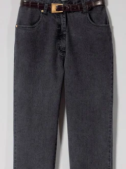 Jean taille élastique avec passants