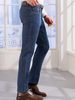 Jean thermique doublure thermique à carreaux