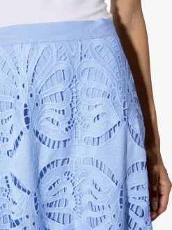 Jupe en dentelle doublure en viscose de qualité
