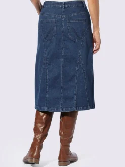 Jupe en jean qualité coton doux sur la peau