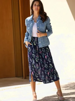 Jupe en jersey ceinture élastique