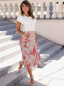 Jupe en jersey 95% viscose (ecovero)