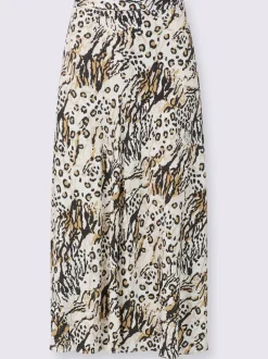 Jupe en satin satin mat élégant